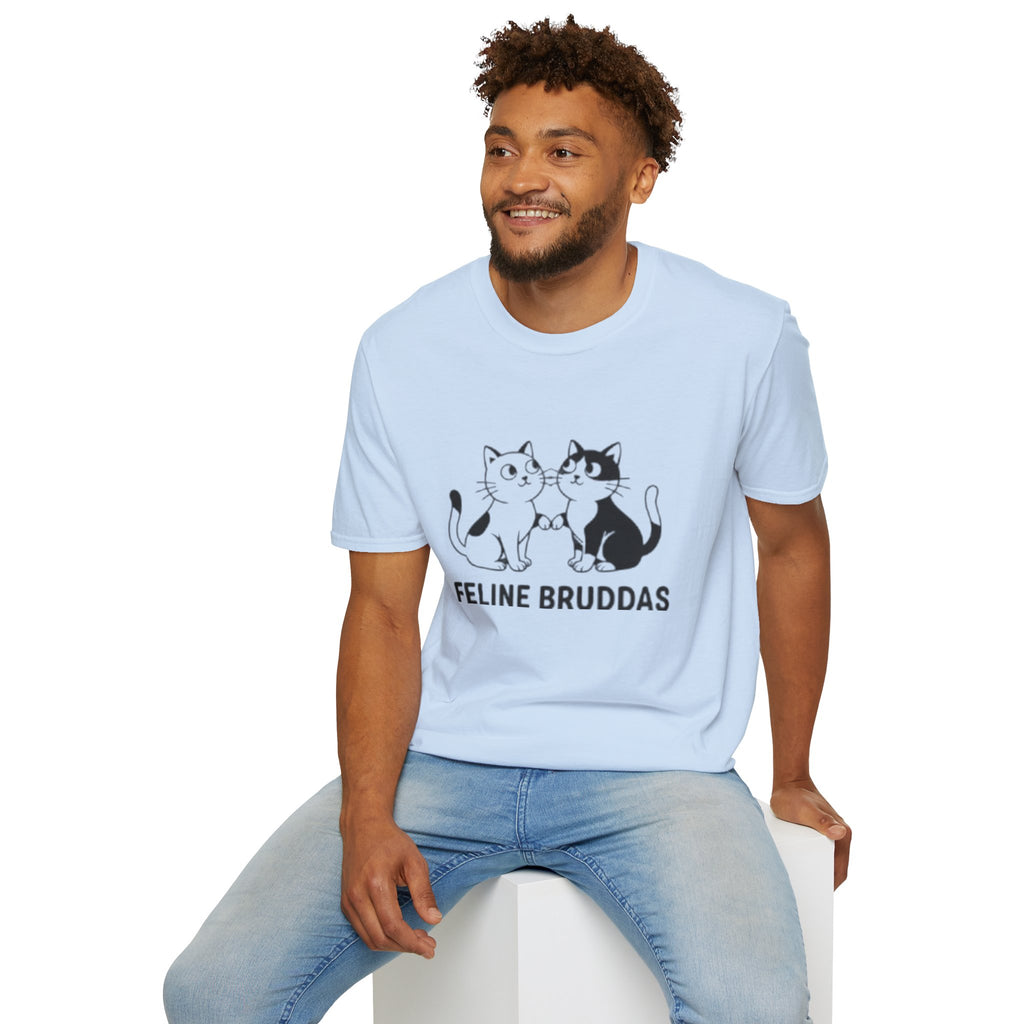 Feline Bruddas Graphic Tee | Cat Illustration, Matching Kittens Tee