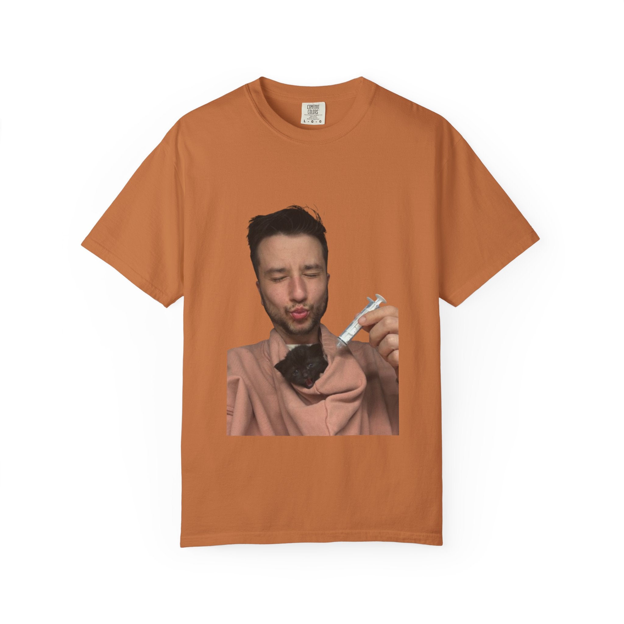 Man Eating Chocolate Chip Cookie T-shirt | Photo Print