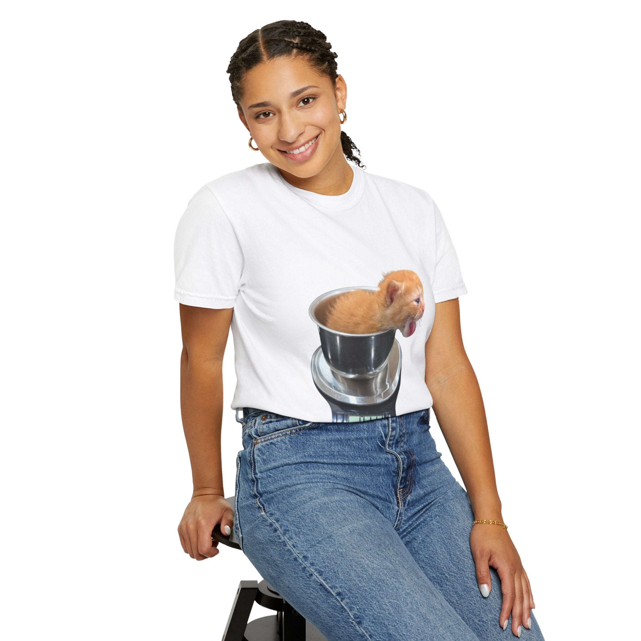 Puppy in Bowl T-Shirt | Cute Puppy Photo Tee