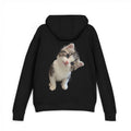 Cute Kitten Hoodie | Curious Tabby Cat Graphic on Back