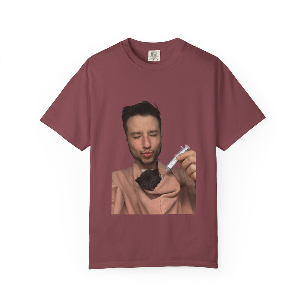 Man Eating Chocolate Chip Cookie T-shirt | Photo Print