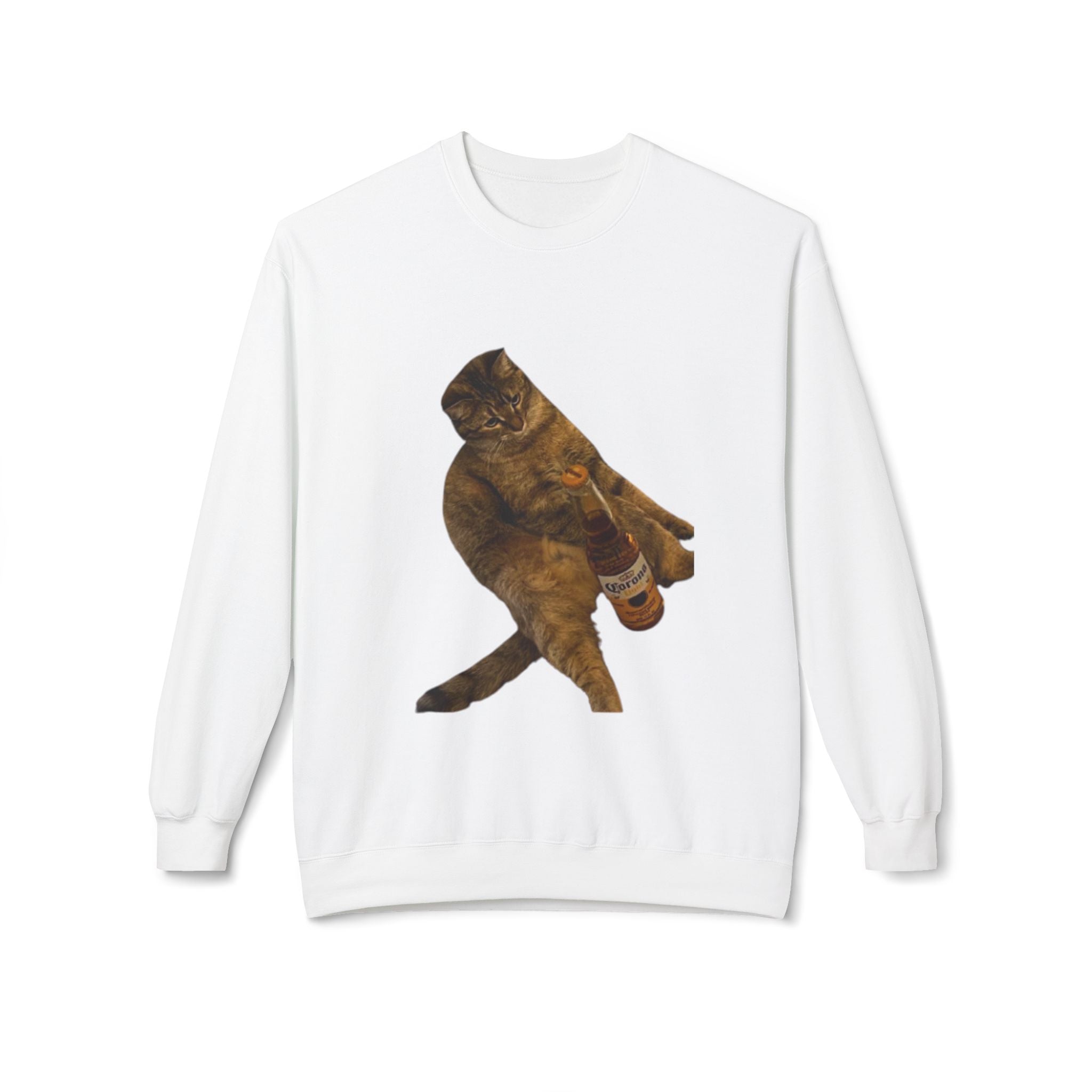 Tortoiseshell Cat Illustration Sweatshirt | Vintage Tabby Cat Art