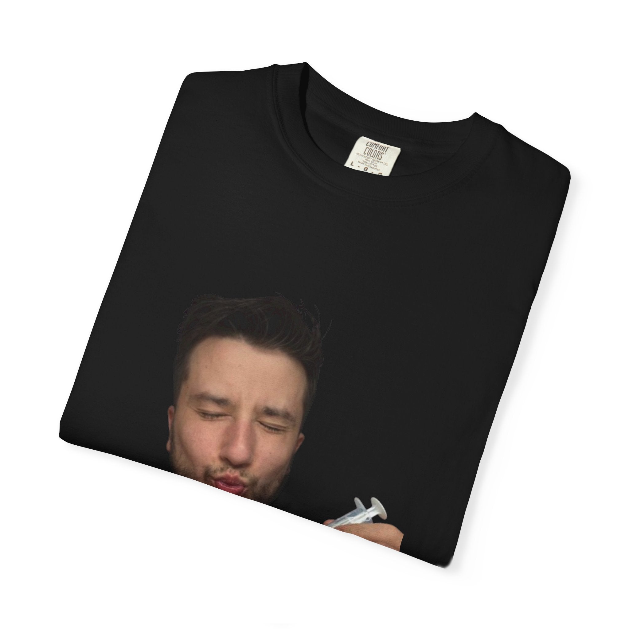 Man Eating Chocolate Chip Cookie T-shirt | Photo Print
