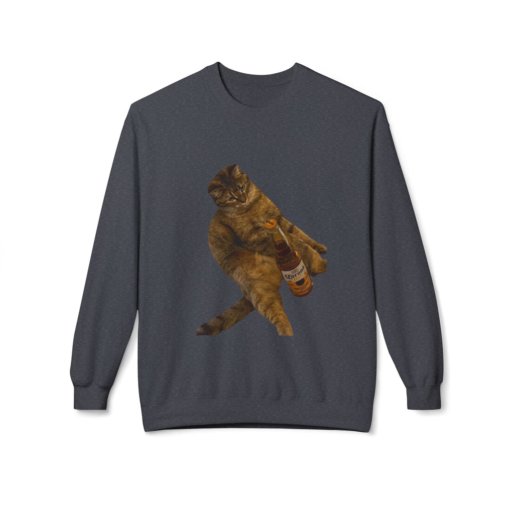 Tortoiseshell Cat Illustration Sweatshirt | Vintage Tabby Cat Art
