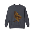 Tortoiseshell Cat Illustration Sweatshirt | Vintage Tabby Cat Art
