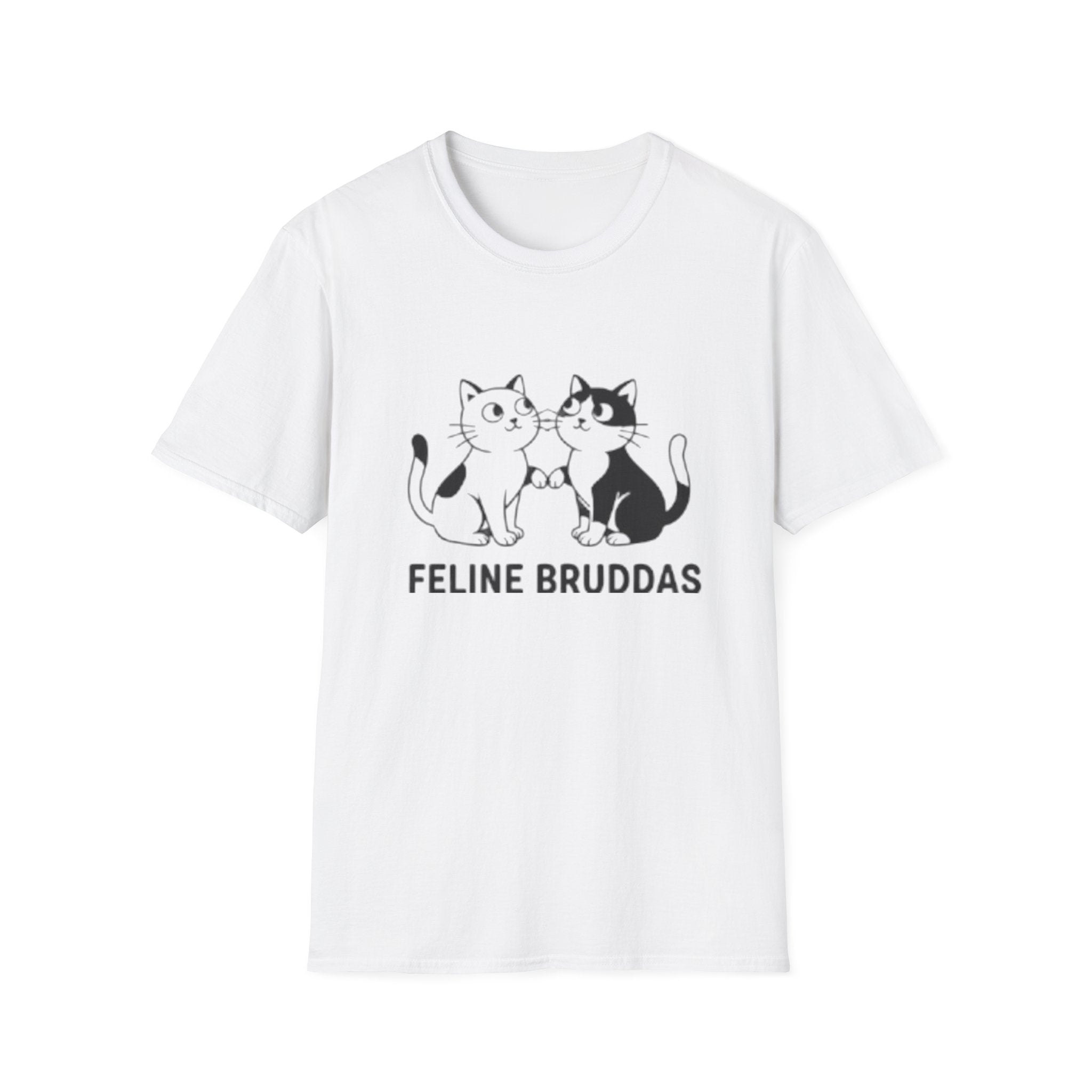 Feline Bruddas Graphic Tee | Cat Illustration, Matching Kittens Tee