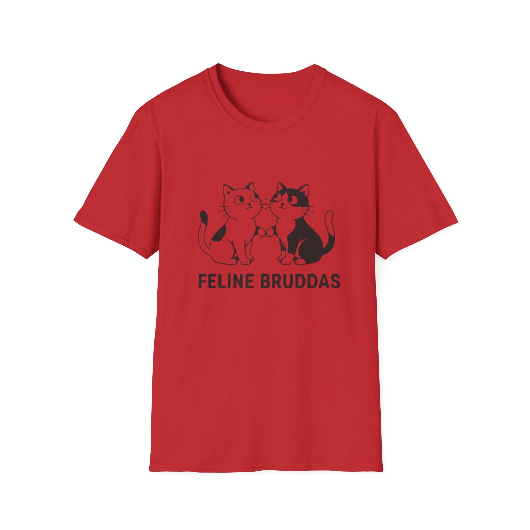 Feline Bruddas Graphic Tee | Cat Illustration, Matching Kittens Tee