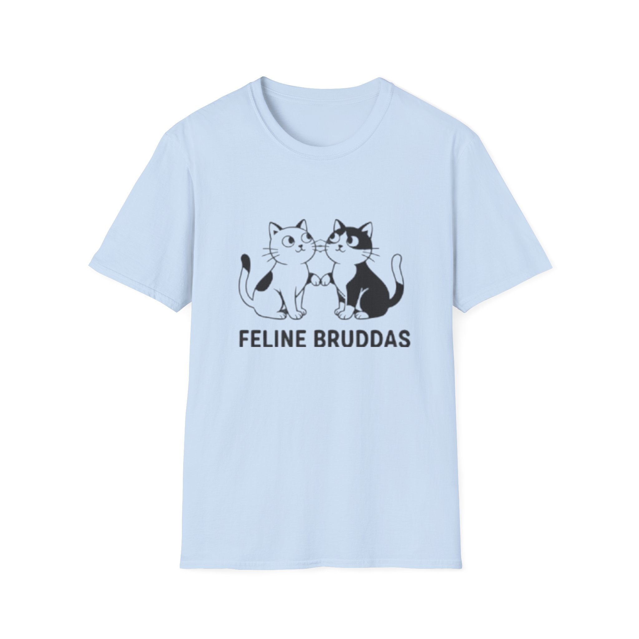Feline Bruddas Graphic Tee | Cat Illustration, Matching Kittens Tee