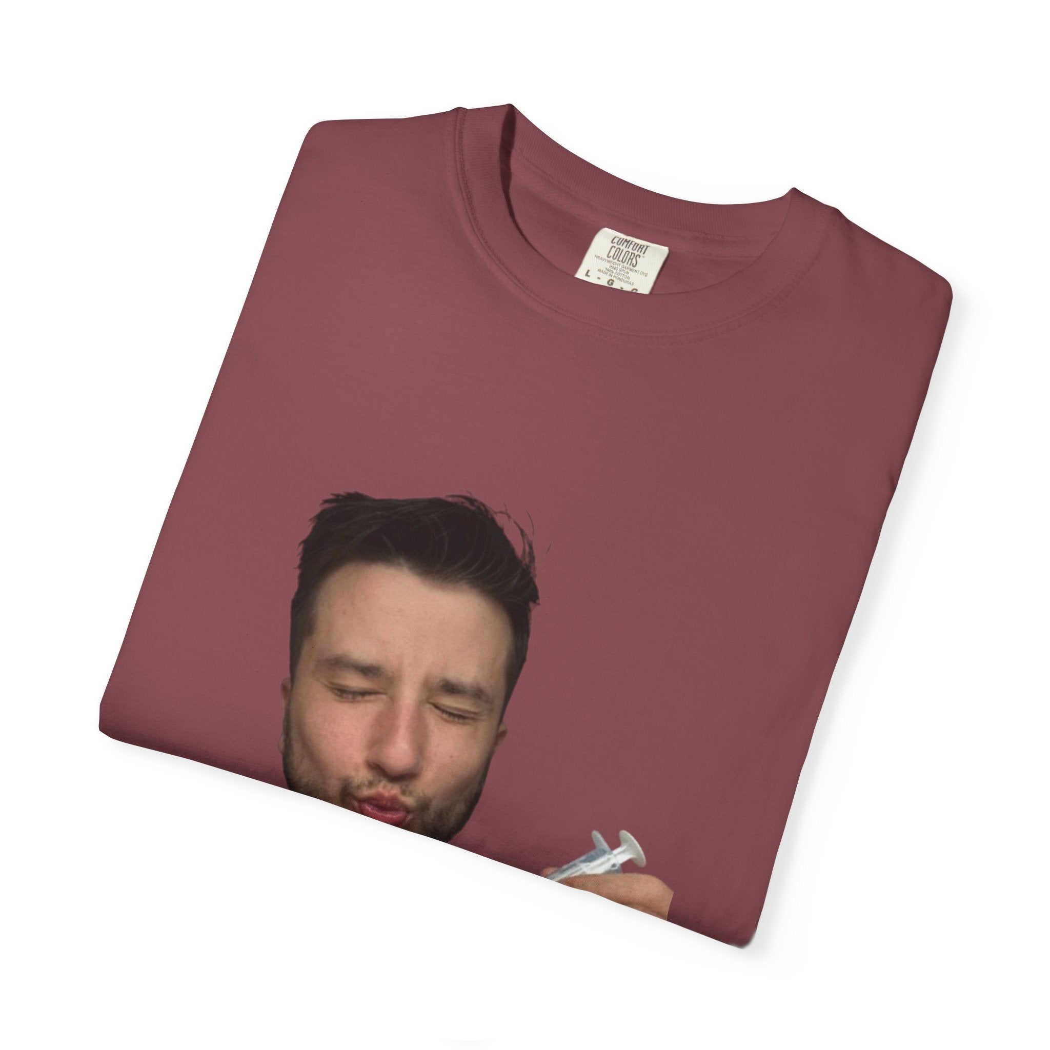 Man Eating Chocolate Chip Cookie T-shirt | Photo Print