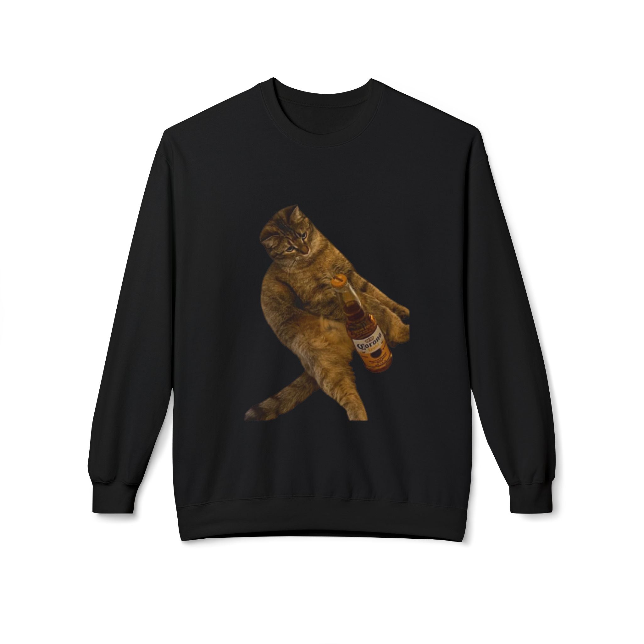 Tortoiseshell Cat Illustration Sweatshirt | Vintage Tabby Cat Art
