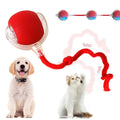THINKKEEN Interactive Cat Toy Balls 2025 Upgraded Cat Toys for Indoor Cats Smart Self Rolling Interactive Cat Dog Ball Electric Dog Ball Toy for Bored Indoor Adult Cats Kitten Red