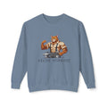 Muscular Cat Illustration Feline Workout Sweatshirt | Gym Cat Graphic
