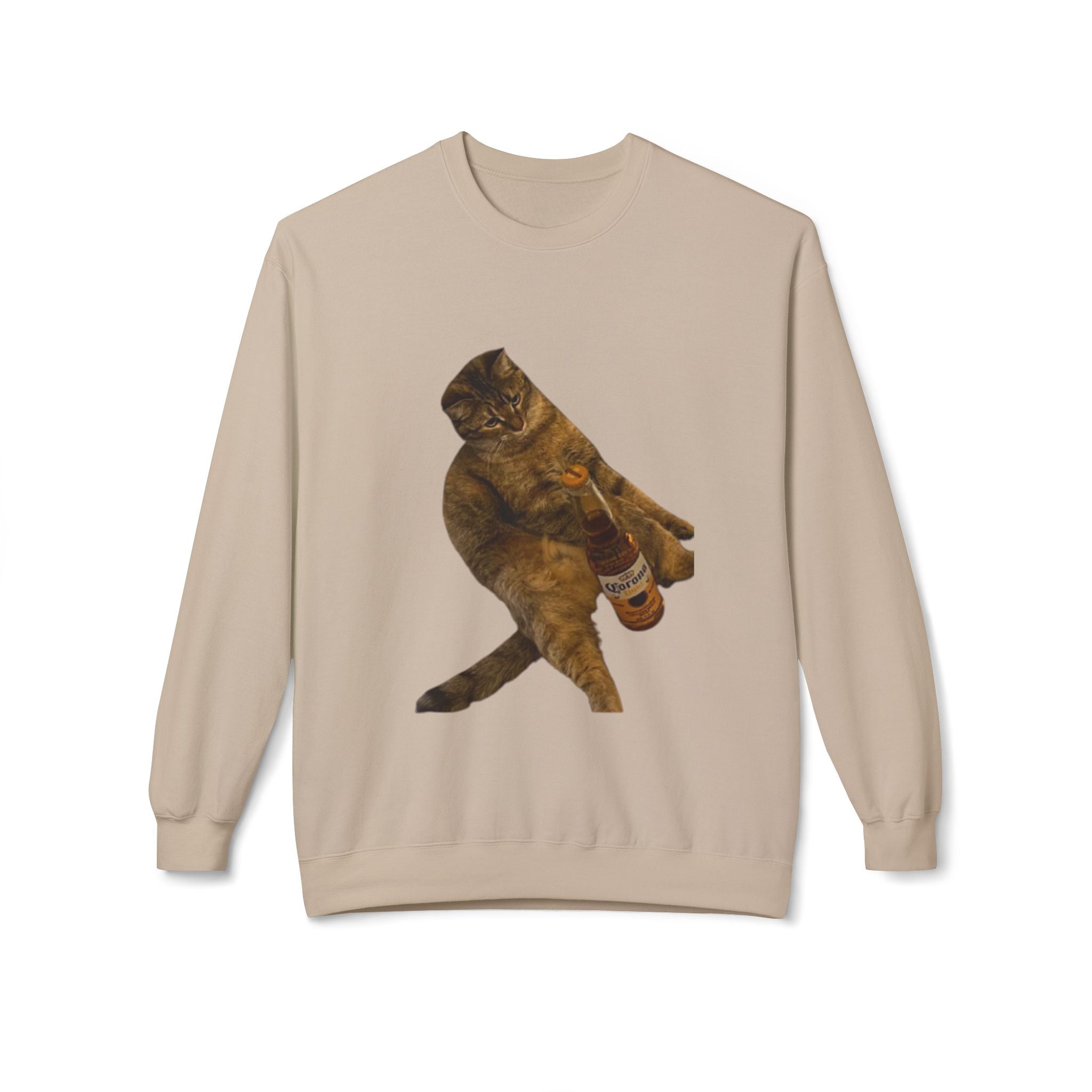 Tortoiseshell Cat Illustration Sweatshirt | Vintage Tabby Cat Art