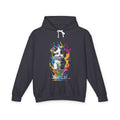 Color Splash Kitten Hoodie | Watercolor Cat Art, Paint Splash Pullover