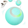 FOTN Power Ball 2.0 Cat ToysInteractive Cat Ball Toy with LED Lights Automatic Moving Rolling Ball for Indoor Cats (Olive Brown)